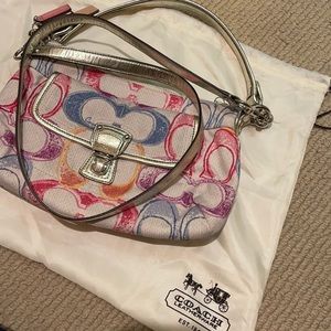 Coach multicolored bag